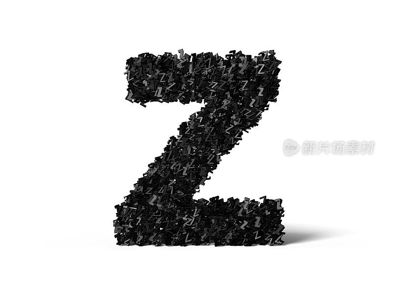 大写字母Z -由Z组成